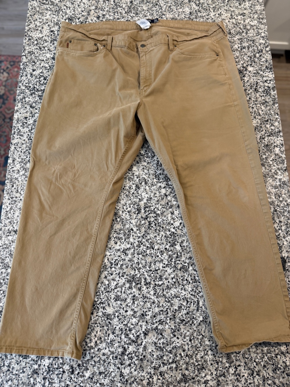 Chaps Men's 5 pocket Chino Pants - Khaki